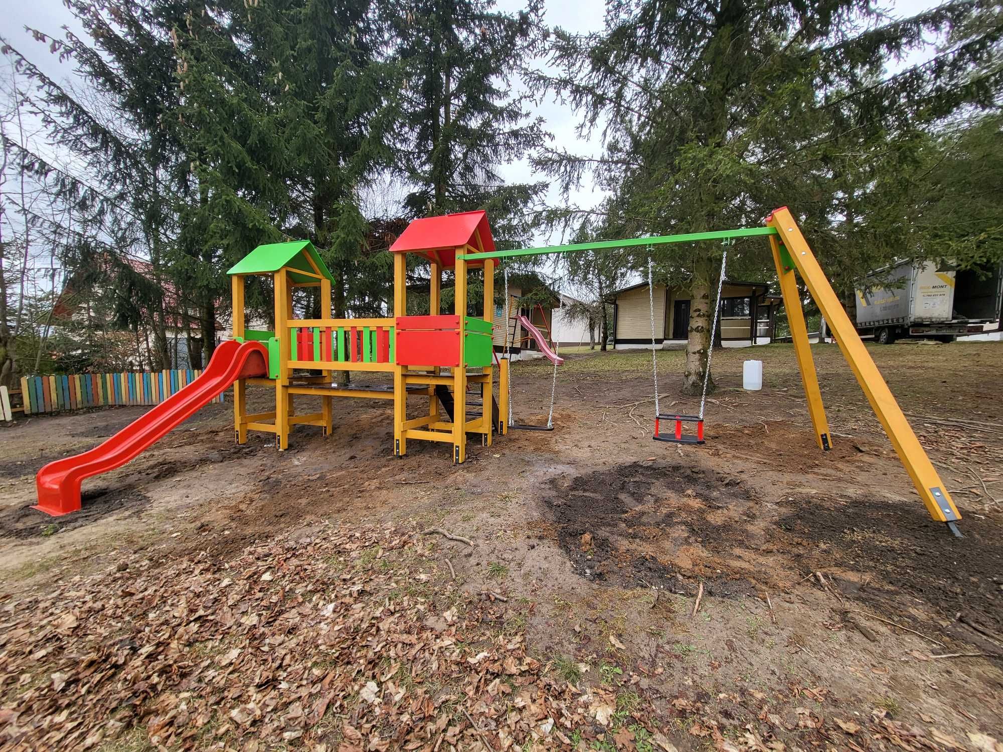 Plac zabaw zestaw zabawowy na plac zabaw "Mikołajki"