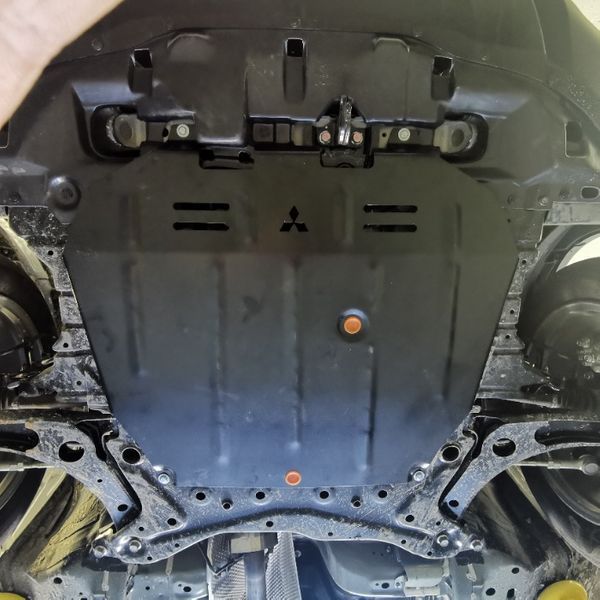 Защита поддона двигателя Mitsubishi ASX Захист картера двигуна АСХ