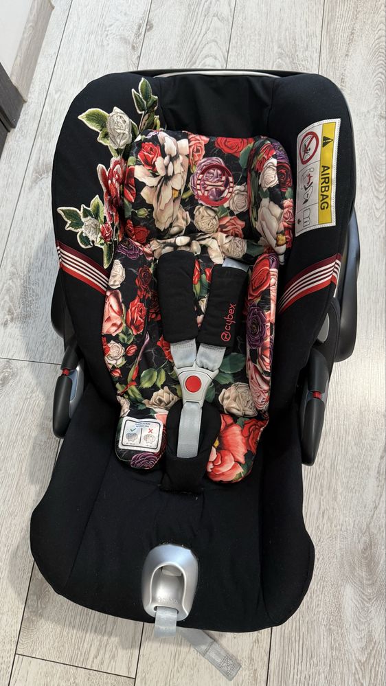 Автокрісло автолюлька cybex cloud z i-size Blossom dark