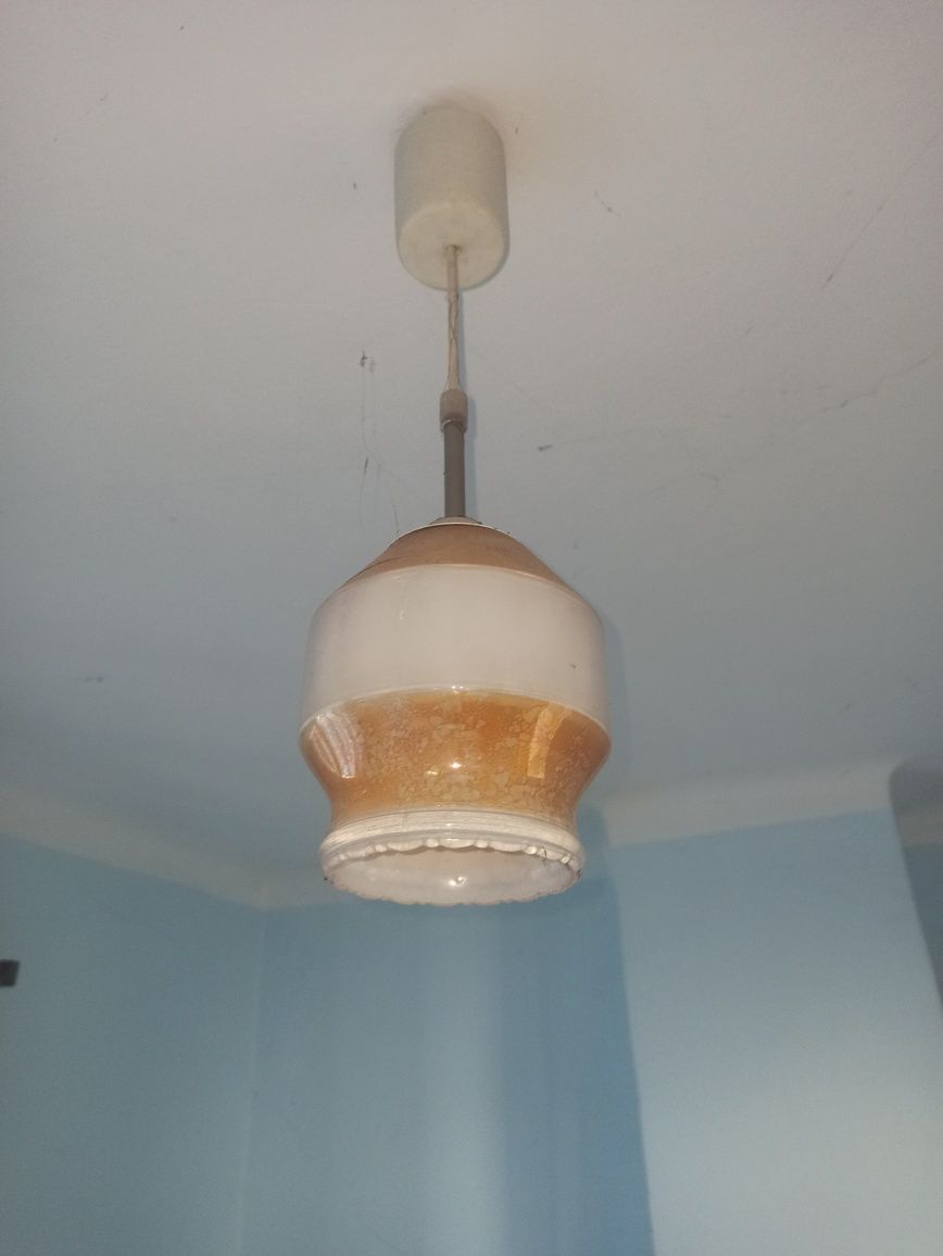 Żyrandol, lampa PRL