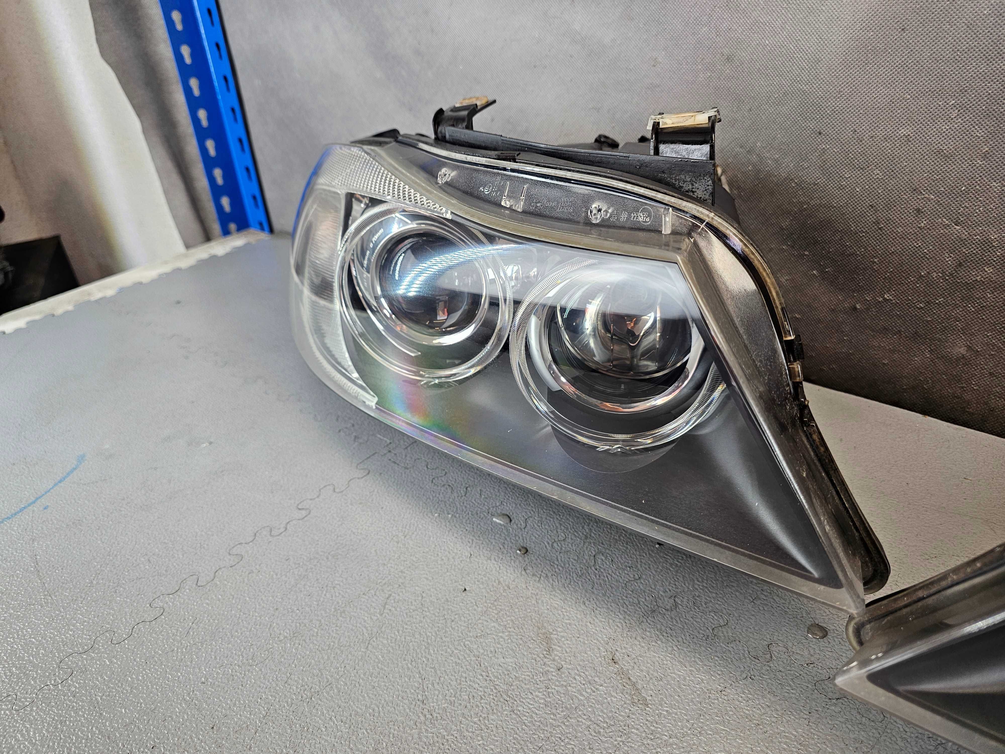 Bmw E90 E91 Lampy Przód Przednie Bi-Xenon Komplet Lewa+Prawa EU IGŁA