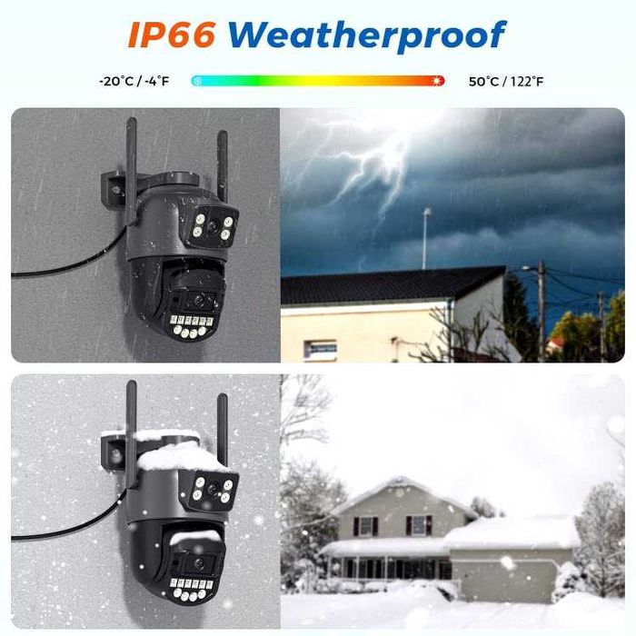 Поворотная WiFi IP камера A20H 10MP Wi-Fi 5Ghz и 2,4Ghz O-KAM Pro