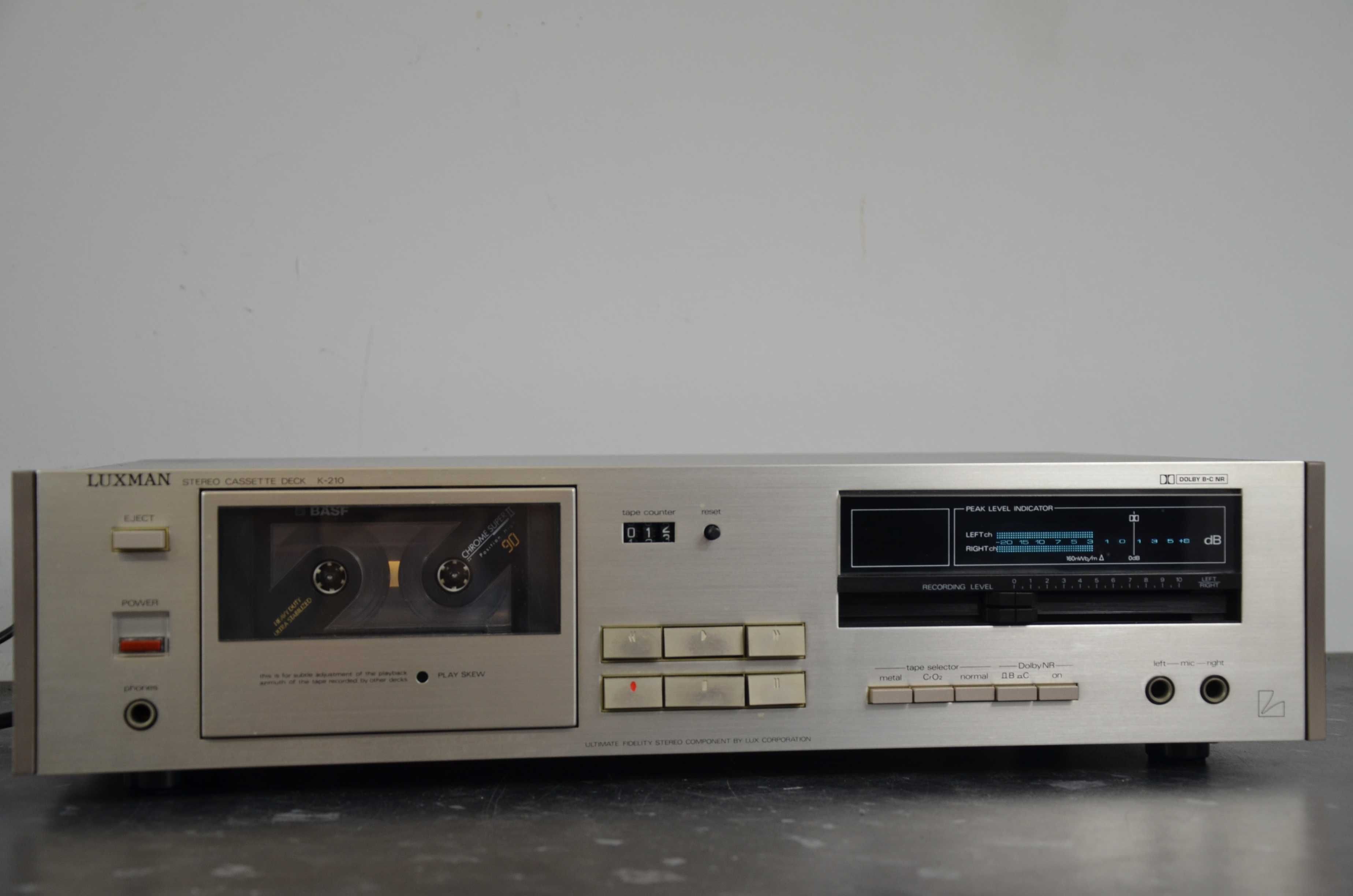 LUXMAN K-210 Magnetofon Deck OKAZJA