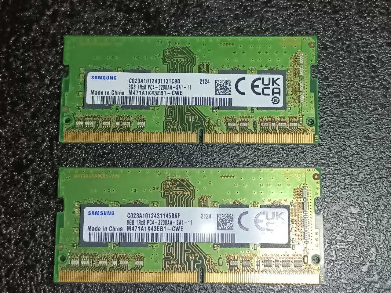 Оперативная память для ноутбука SODIMM DDR4 3200 16Gb (2x8) cl22