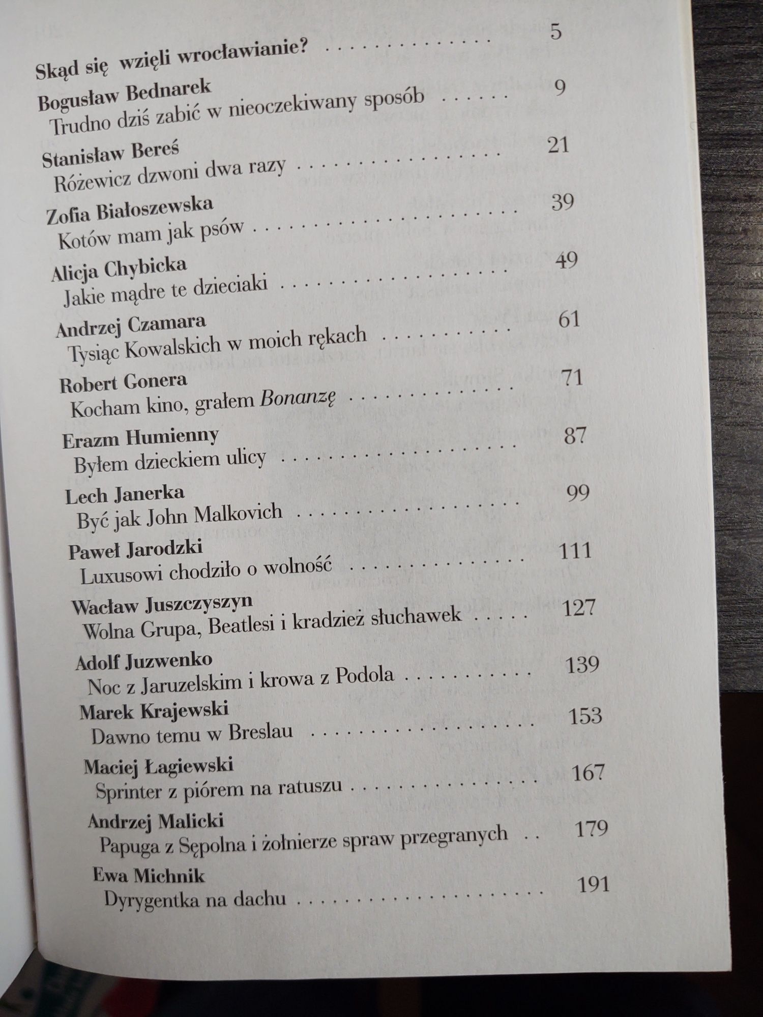 Wrocławianie - Jacek Antczak , Anna Fluder
