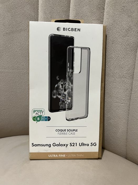 Nowe etui przezroczyste sylikonowe Bigben do Samsung Galaxy S21 Ultra