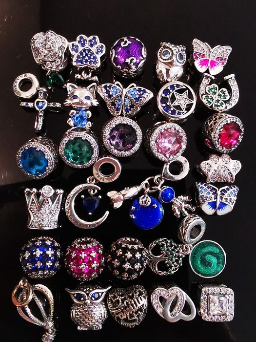 Charmsy do bransoletki. Nowe, srebrne s925