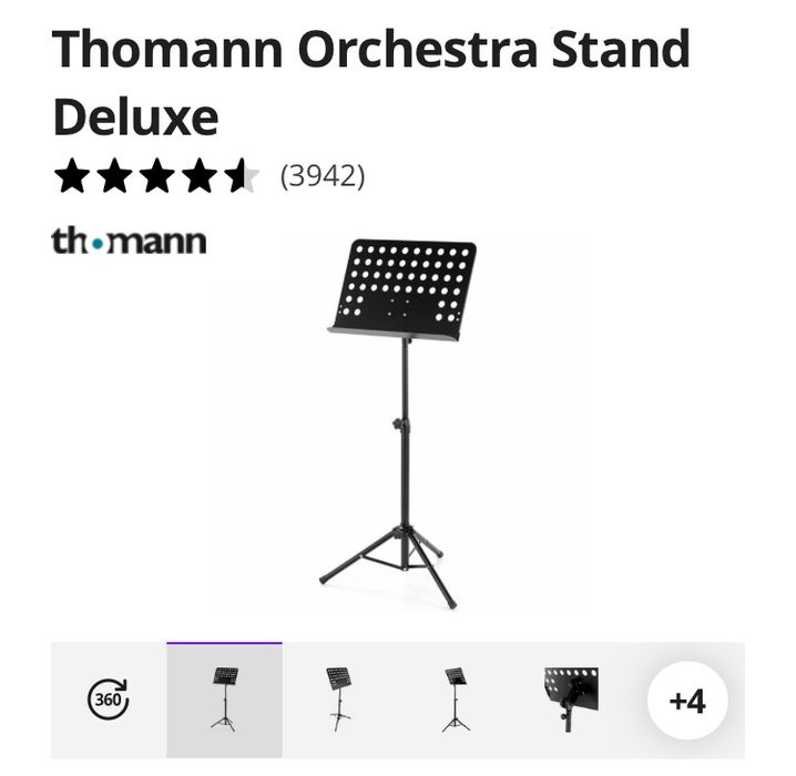 Stand para pautas de música