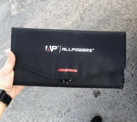 Тактическая солнечная зарядка для ВСУ солнечная панель Allpowers 10W