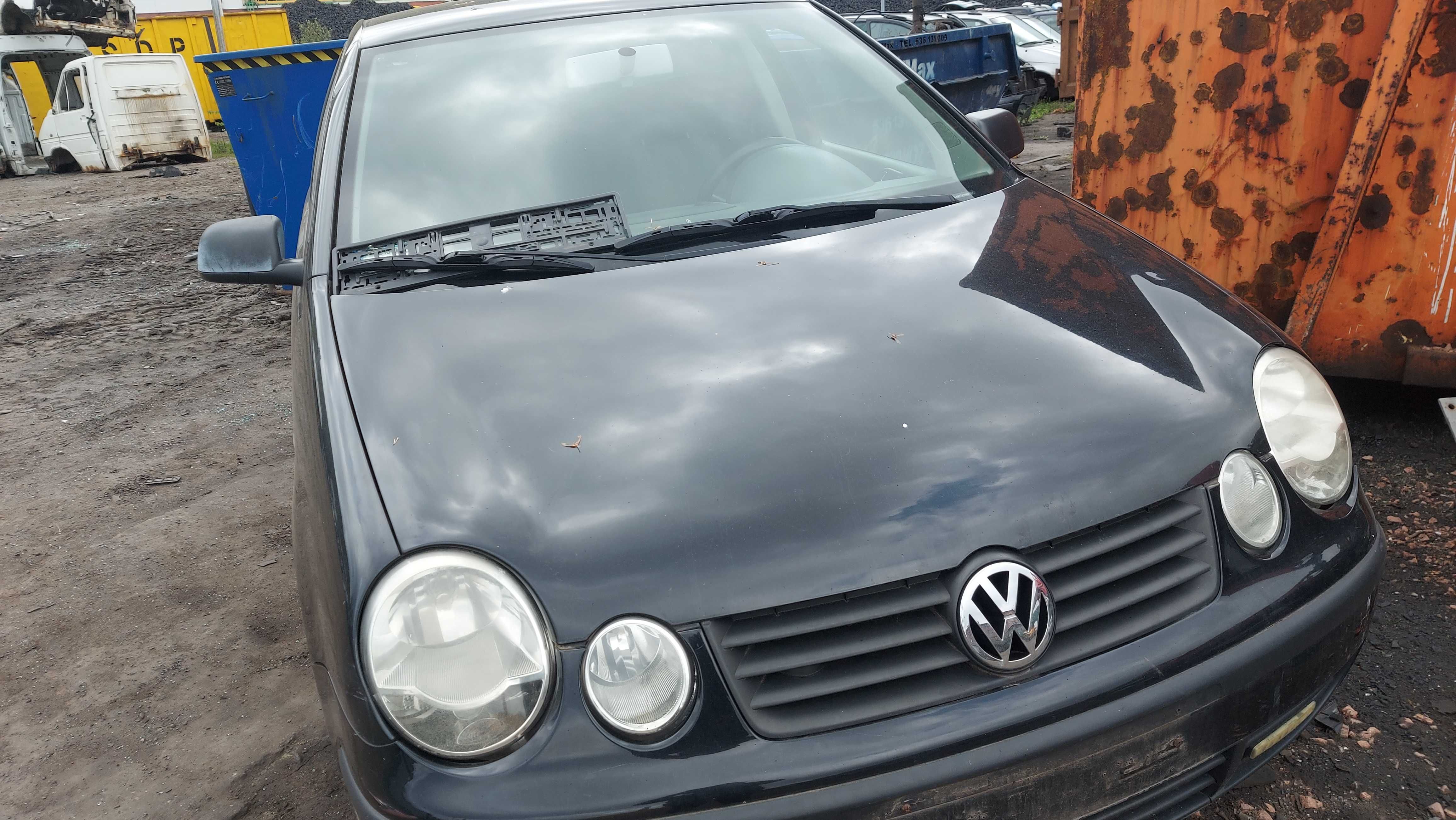 VW Polo IV L041 maska przednia czarna FV części/dostawa