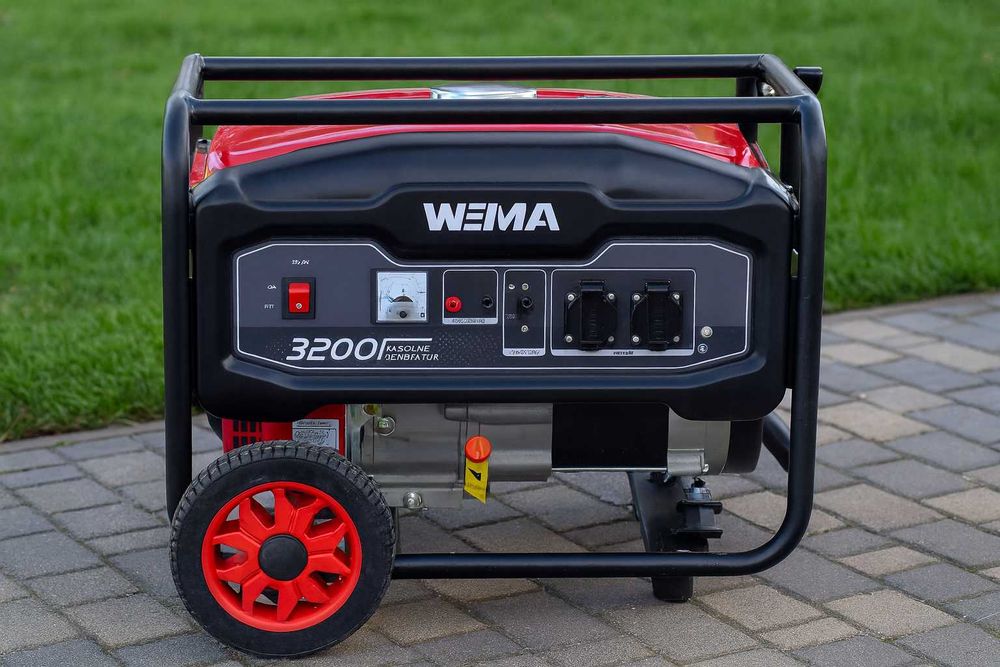 Бензиновий генератор 3000Вт 4-такт Wema генератор бензиновый