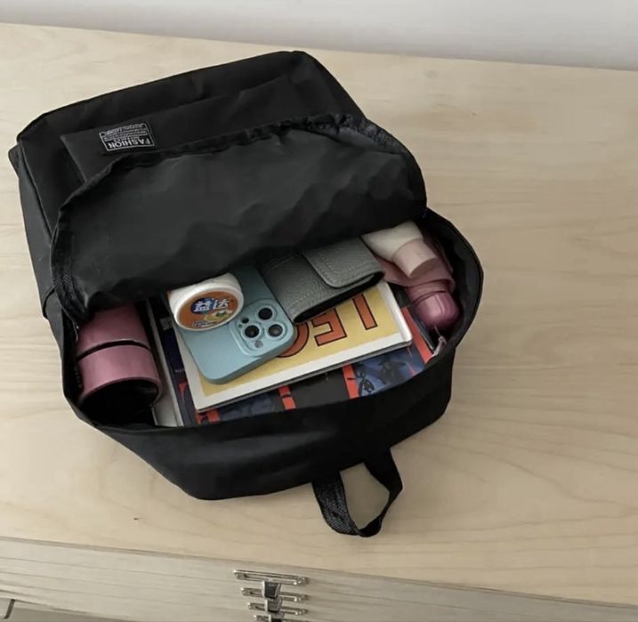 Черный спортивный рюкзак