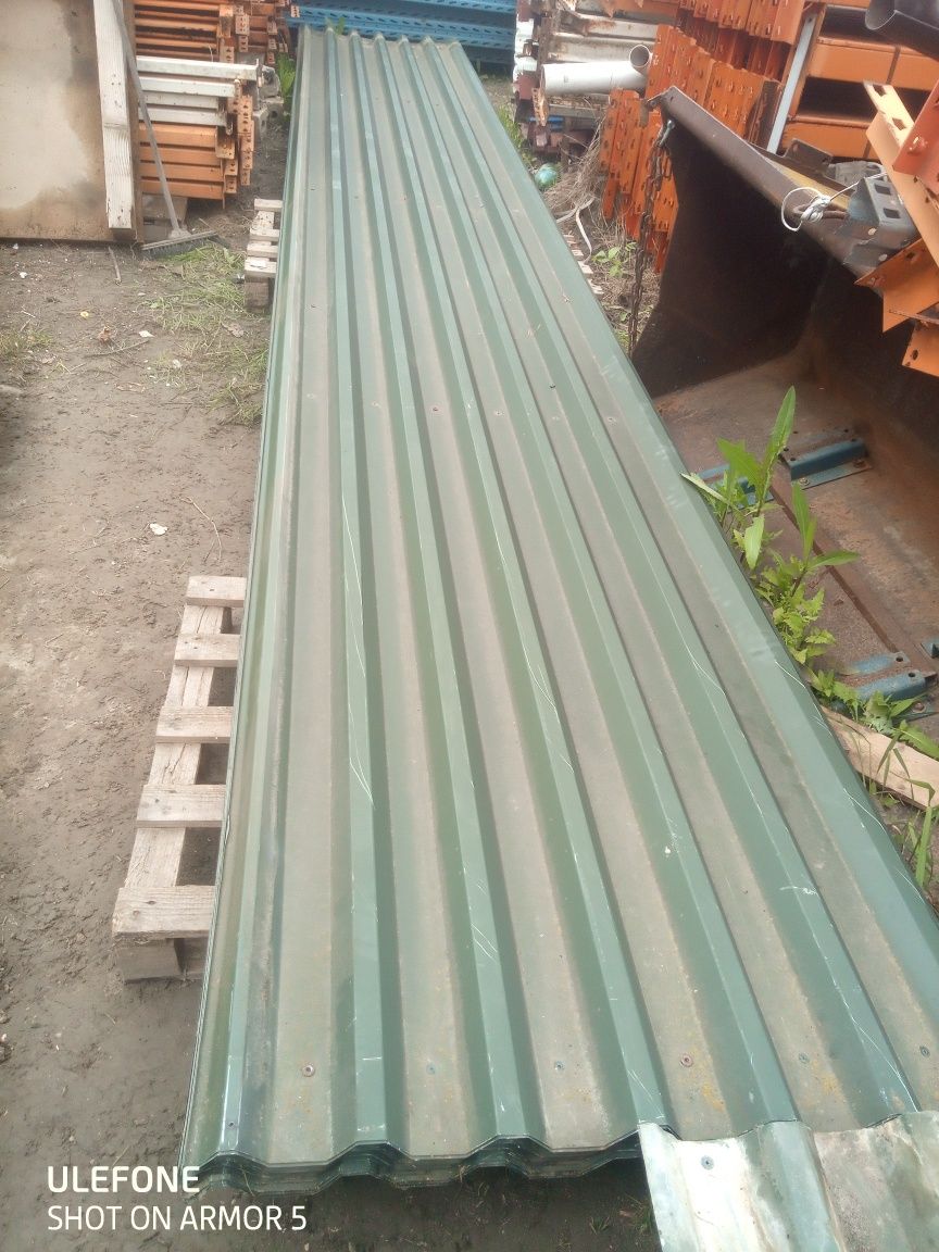 Blacha trapezowa T45 z demontażu gruba 0,5-0,6mm 6,7m długa 290m2 dowó