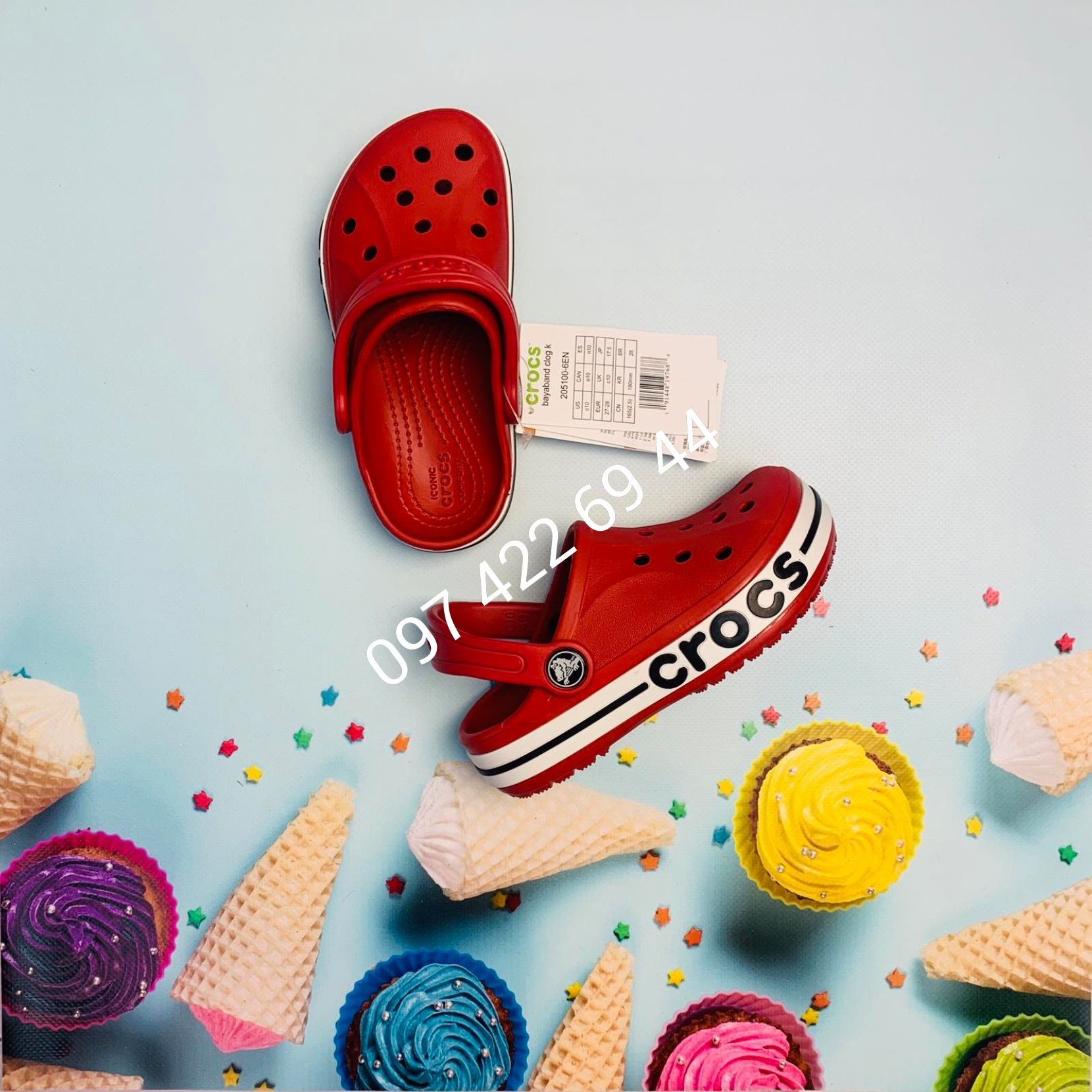 Распродажа детские кроксы сабо Crocs Bayaband, для мальчика и девочки!