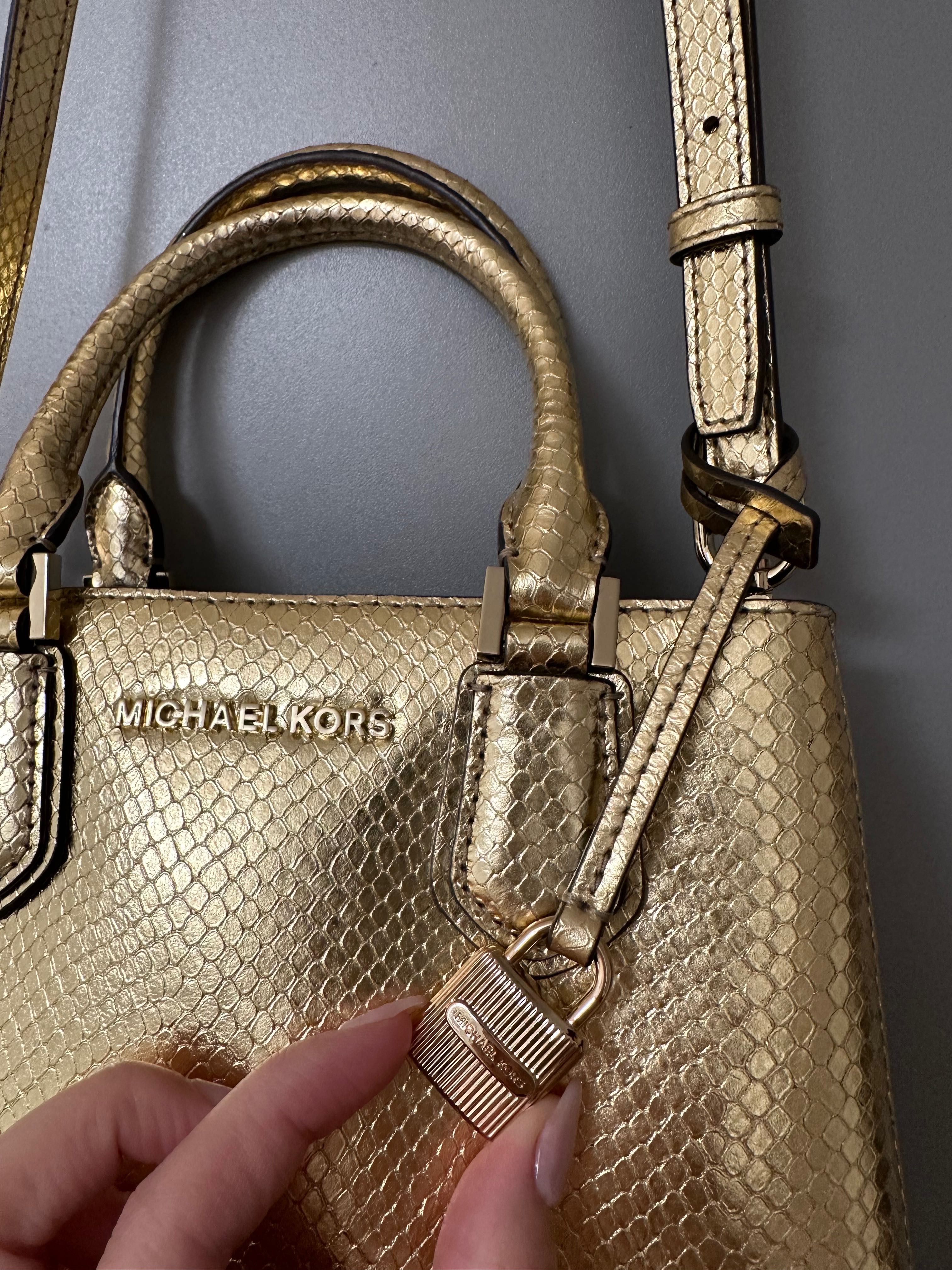 Złota torebka Michael kors oryginalna