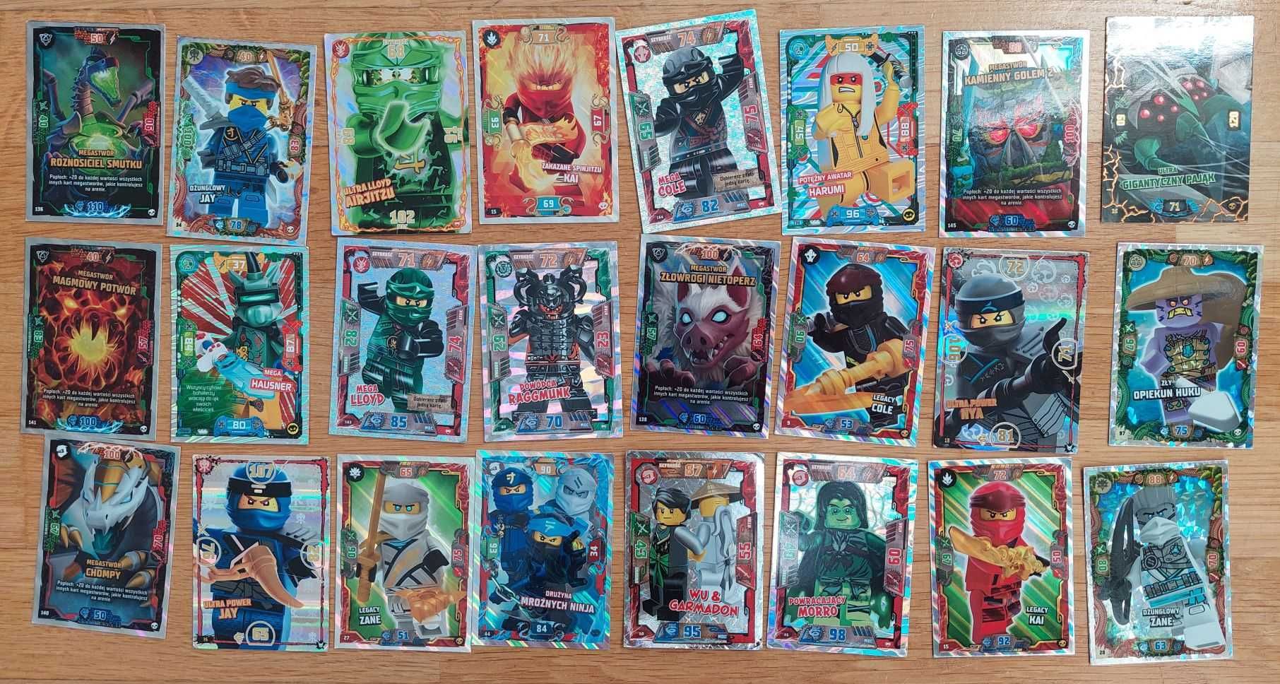 Karty Ninjago Błyszczące-Holograficzne/Ultra (39 szt.)