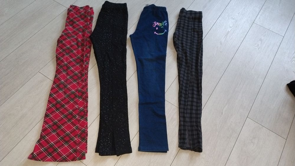 5 szt ocieplane leginsy h&M 146/ 152 nowe i idealny stan