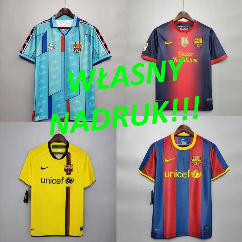 Koszulki Piłkarskie FC Barcelona S, M, L, XL, XXL,