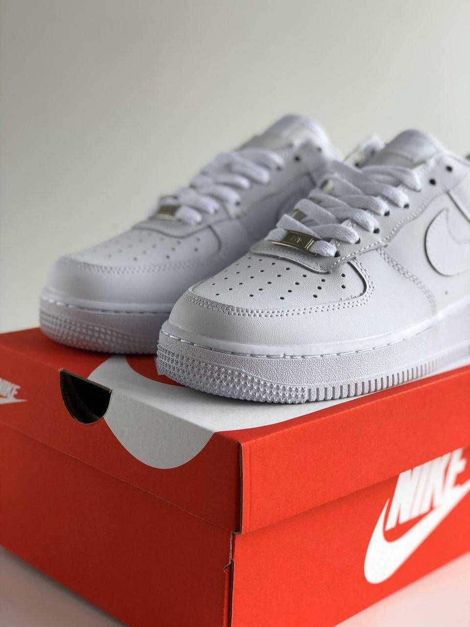 ТОП ПРОДАЖ! Кросівки Nike Air Force 1 Low White форси білі найк