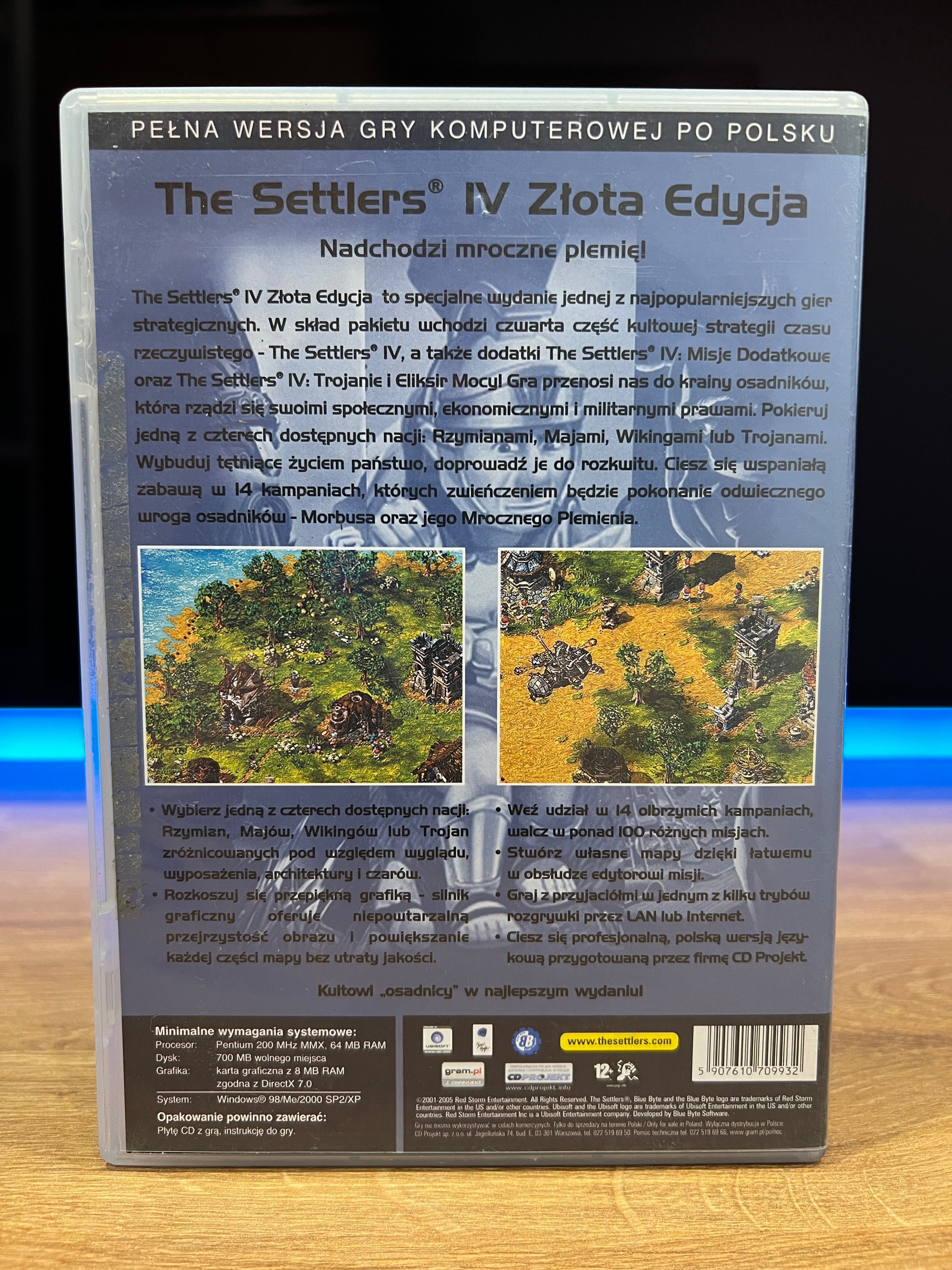 The Settlers IV 4 Złota Edycja (PC PL 2005) BOX wydanie eXtra Klasyka