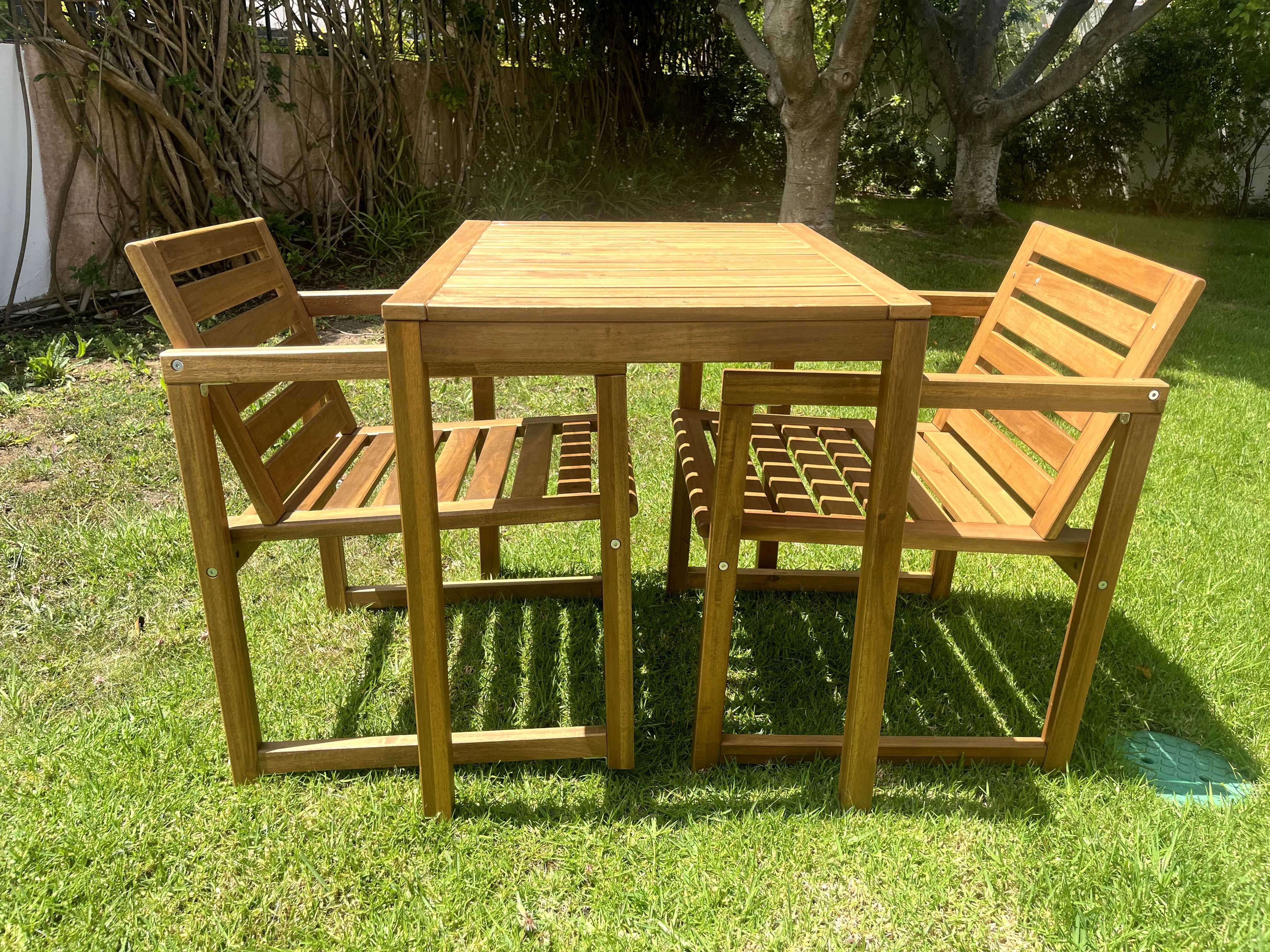Garden Table & Two Chairs