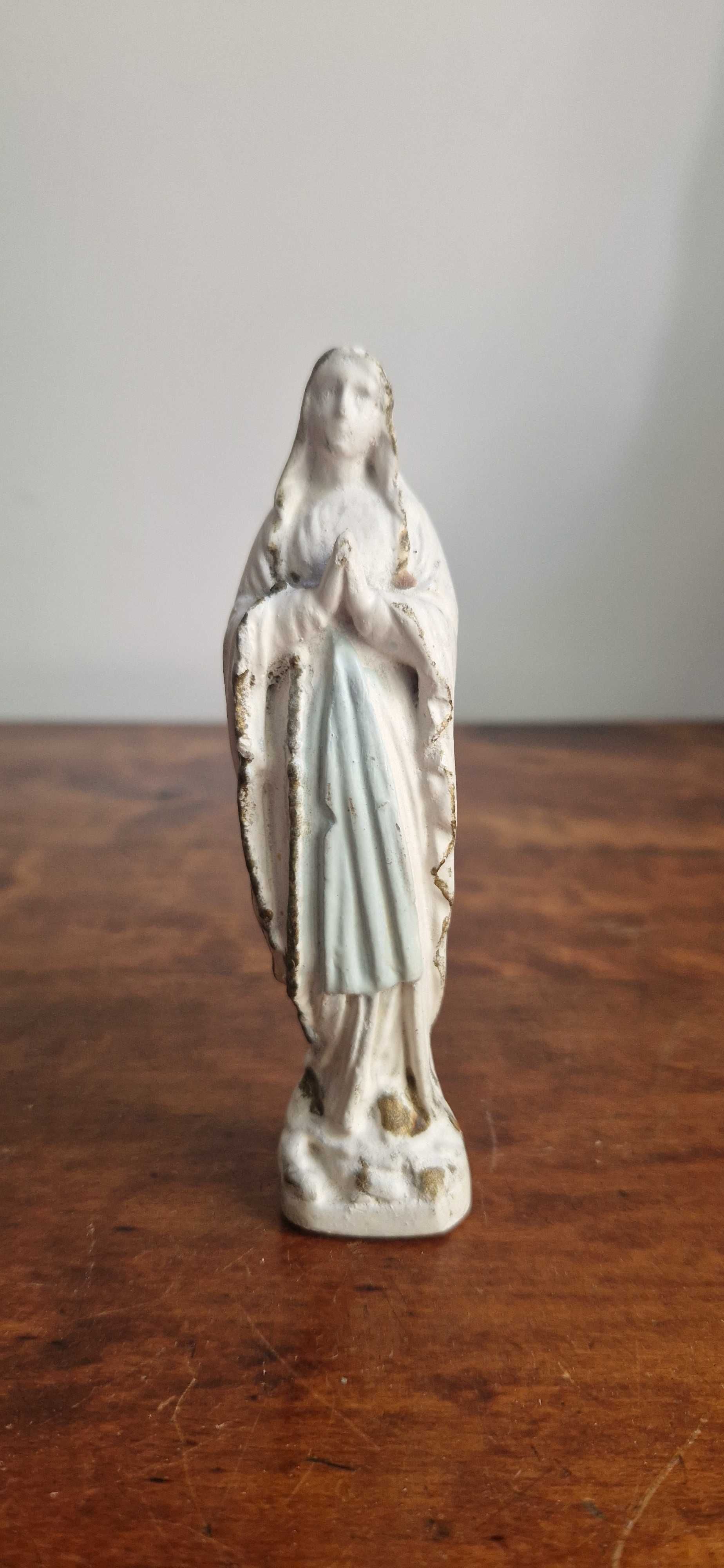 Stara figura dewocjonalia Maryja Madonna przedwojenna antyk Francja
