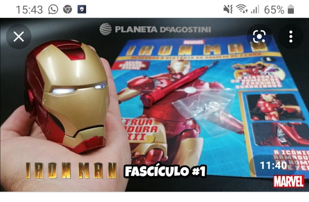 Irona man head montagem