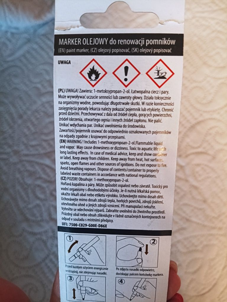 Pisaki do renowacji nagrobków,nowe