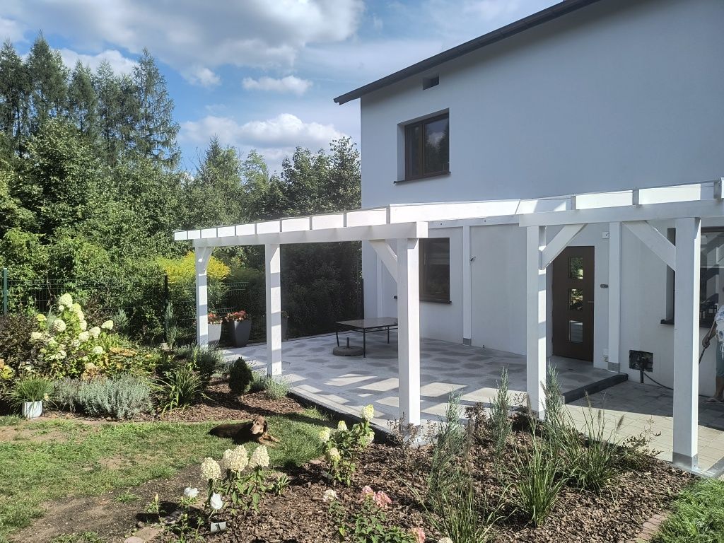 zadaszenie tarasu / pergola / taras drewniany / altana