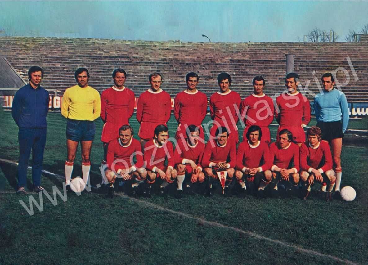 Pocztówka - 1971/72 ŁKS Łódź