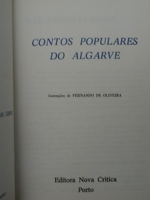 Contos Populares... de Fernando Oliveira - 4 Livros