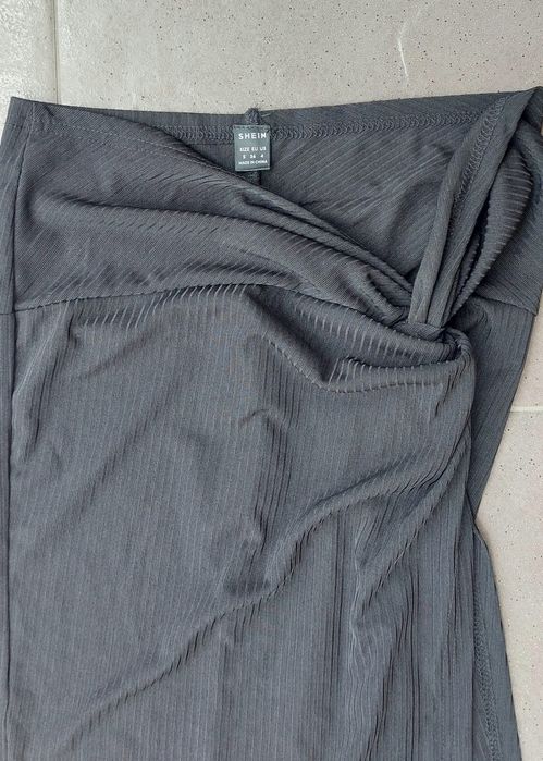 Spódnica długa maxi prążkowana rozcięcie S/M Nowa Shein