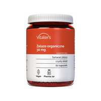Vitaler's Iron 30 мг, 60 капсул. Залізо, фумарат заліза, железо.