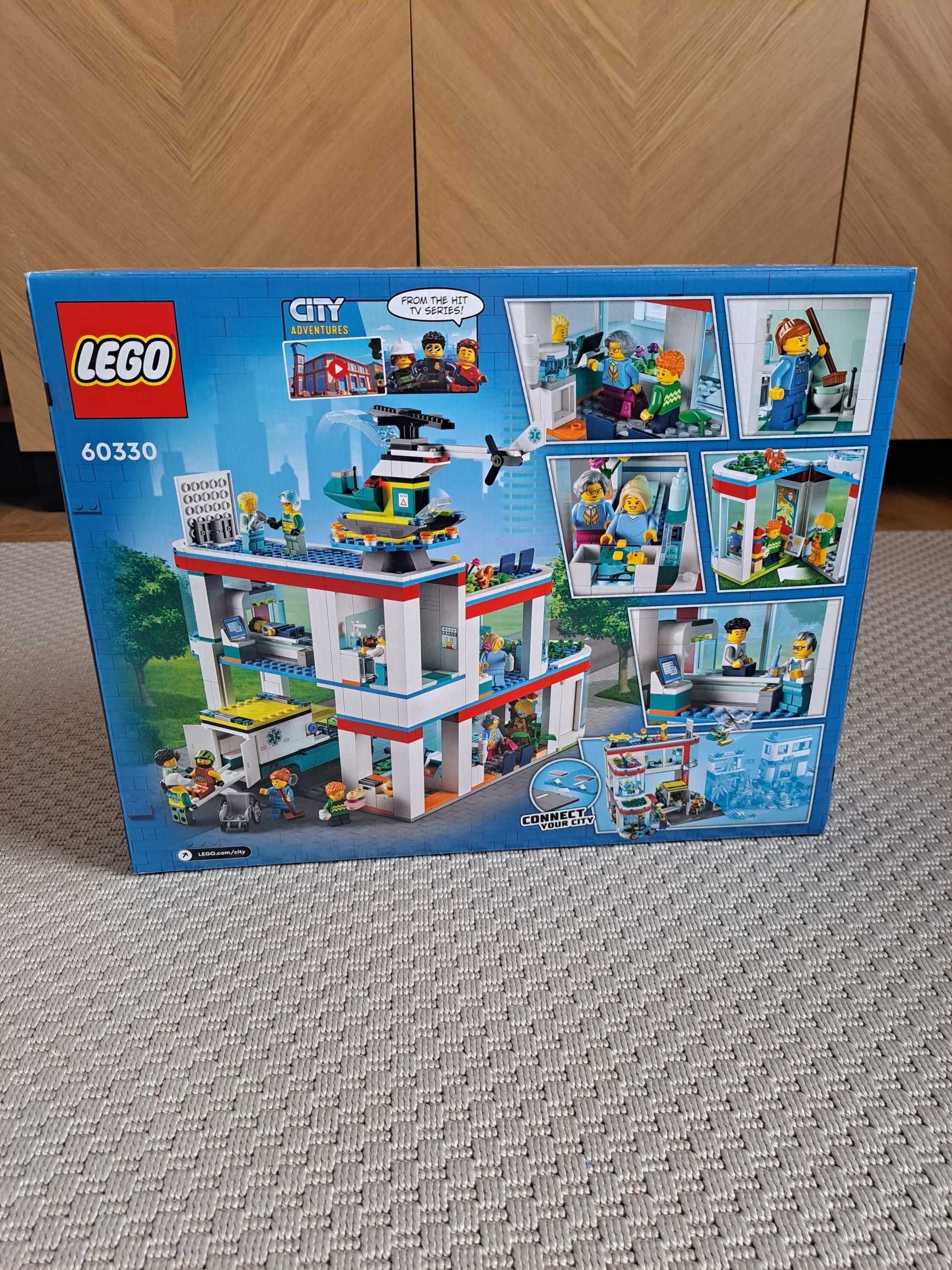 LEGO City 60330 Szpital nowy zaplombowany wysyłka 24h