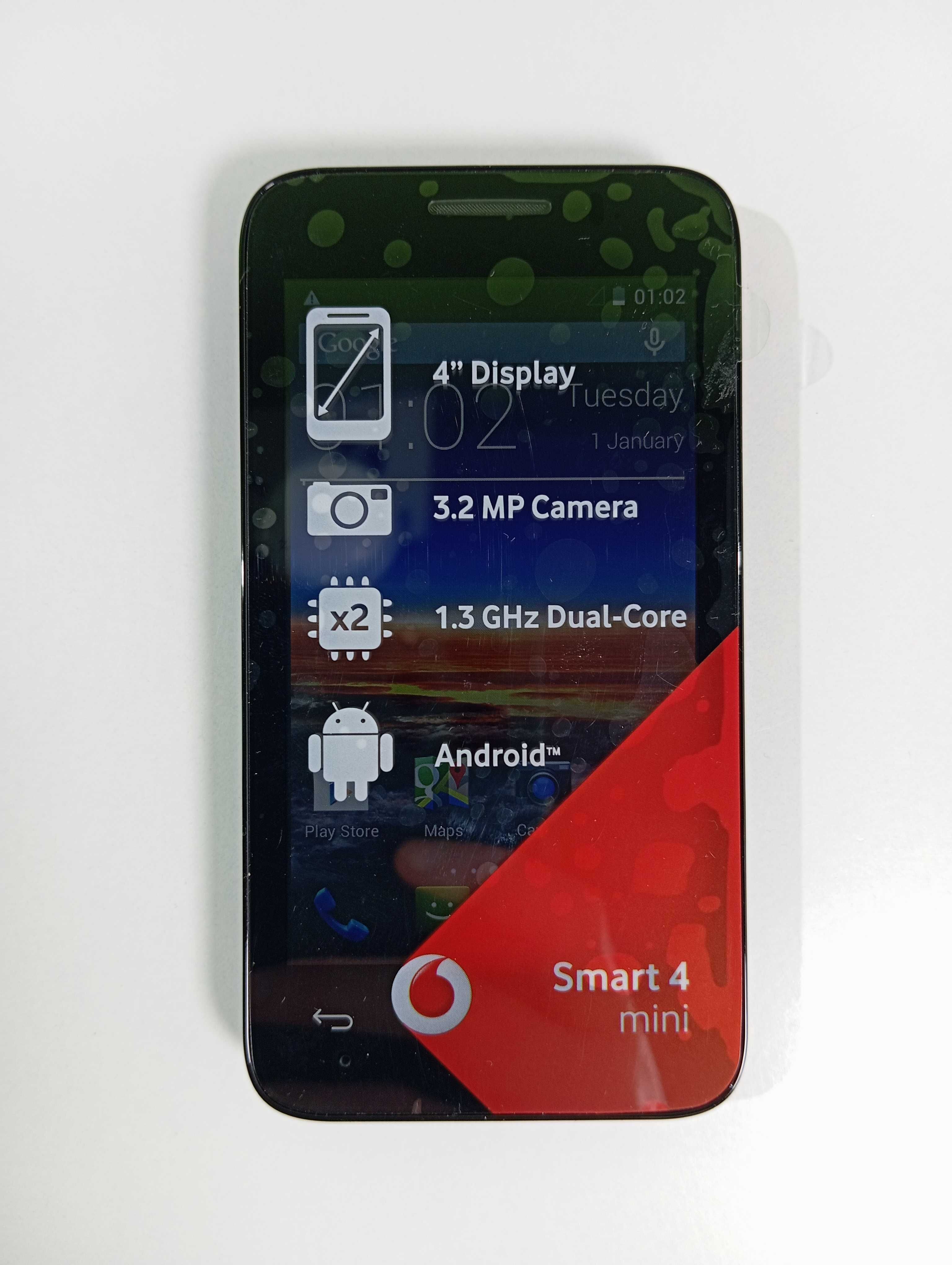 Smartfon Vodafone Smart 4 Mini 512MB/4GB z podstawowymi funkcjami EN