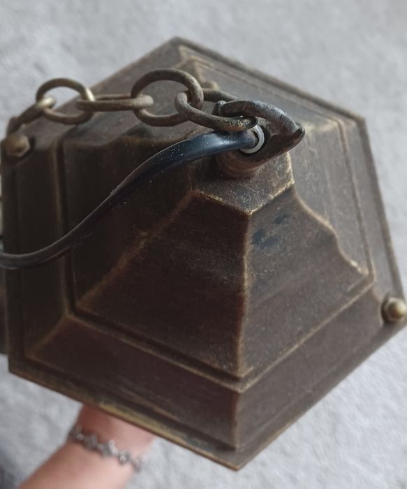 Stara lampa dekoracyjna latarenka