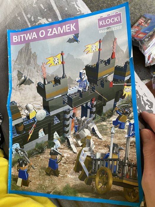 Klocki Bitwa o Zamek Archiwalne 90s