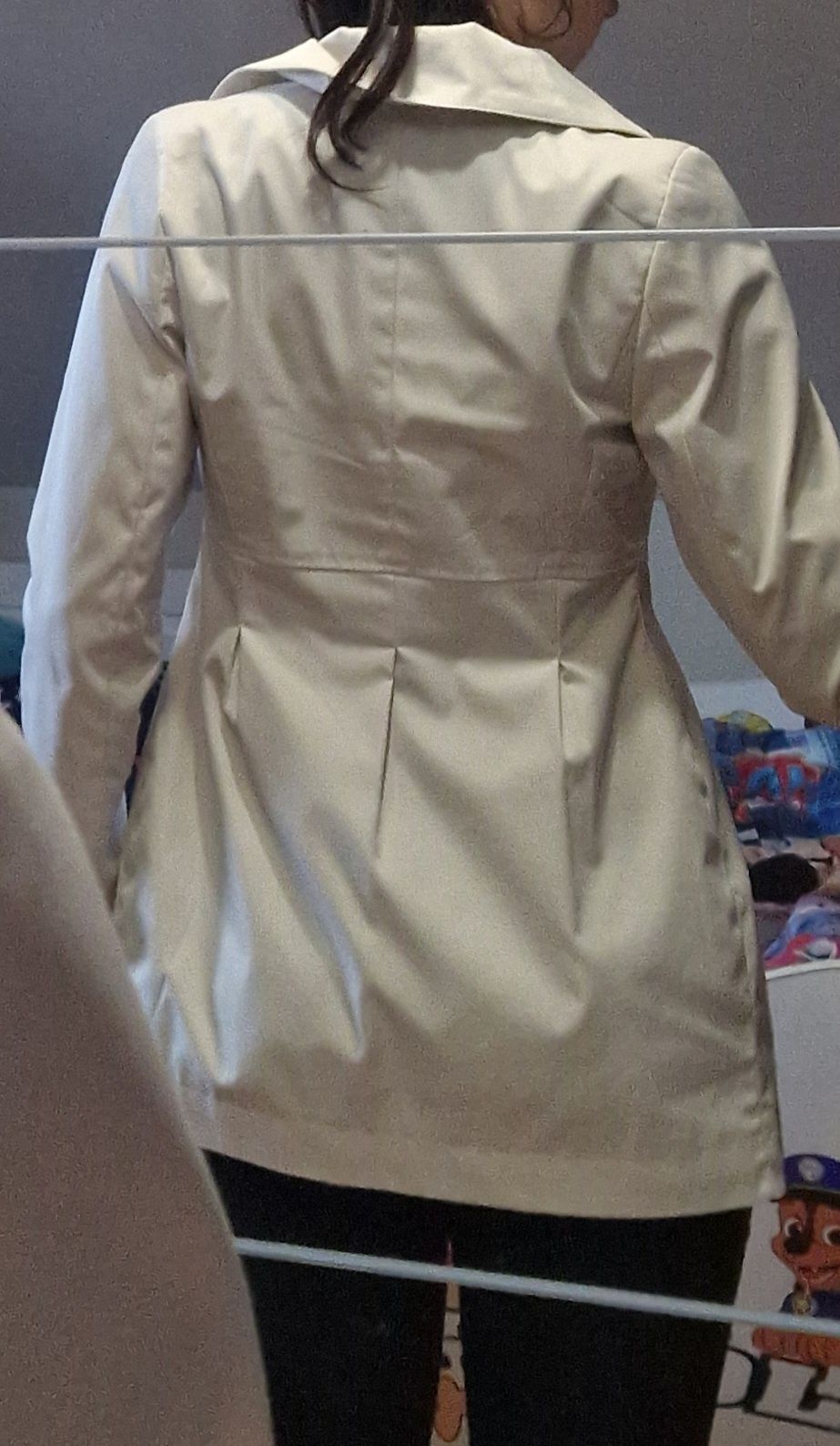Płaszczyk wiosenny s/m ecru