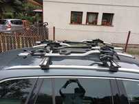 3x Uchwyt Thule Proride 598 + Belki Aguri Runner II 120cm Dachowe
