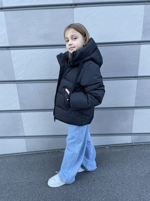 Зимовий пуховик на дівчат зростання 122-140р