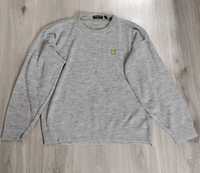 Bluza Sweter Lyle & Scott Vintage rozmiar L/XL szary grey