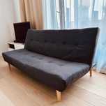 Kanapa sofa JYSK HOLSTED rozkładana, nogi z litego drewna