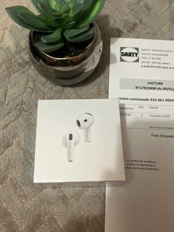 słuchawkiAppleairpods4zA-N-C- NOWE z gwarancją-do iOSi iPad