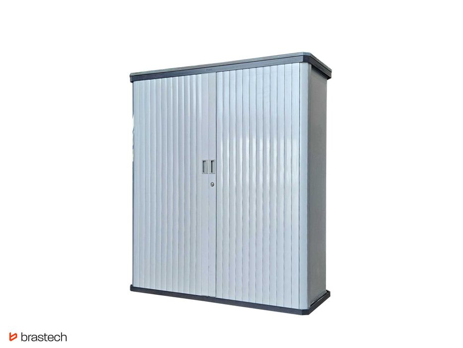 Szafa roletowa 136 cm x 120 cm x 50 cm Aluminiowa Żaluzja