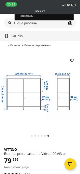 Módulo ikea vittsjo