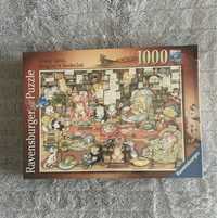 Puzzle Ravensburger 1000 Crazy Cats bingley’s bookclub nowe