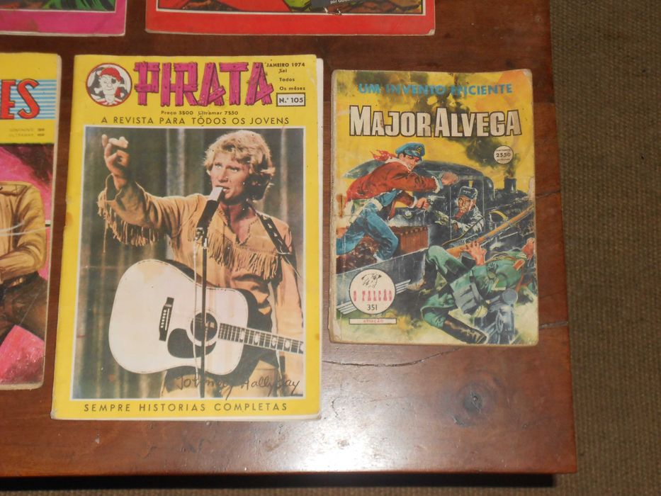 Revistas juvenis antigas diversas Cuto Alvega Pirata