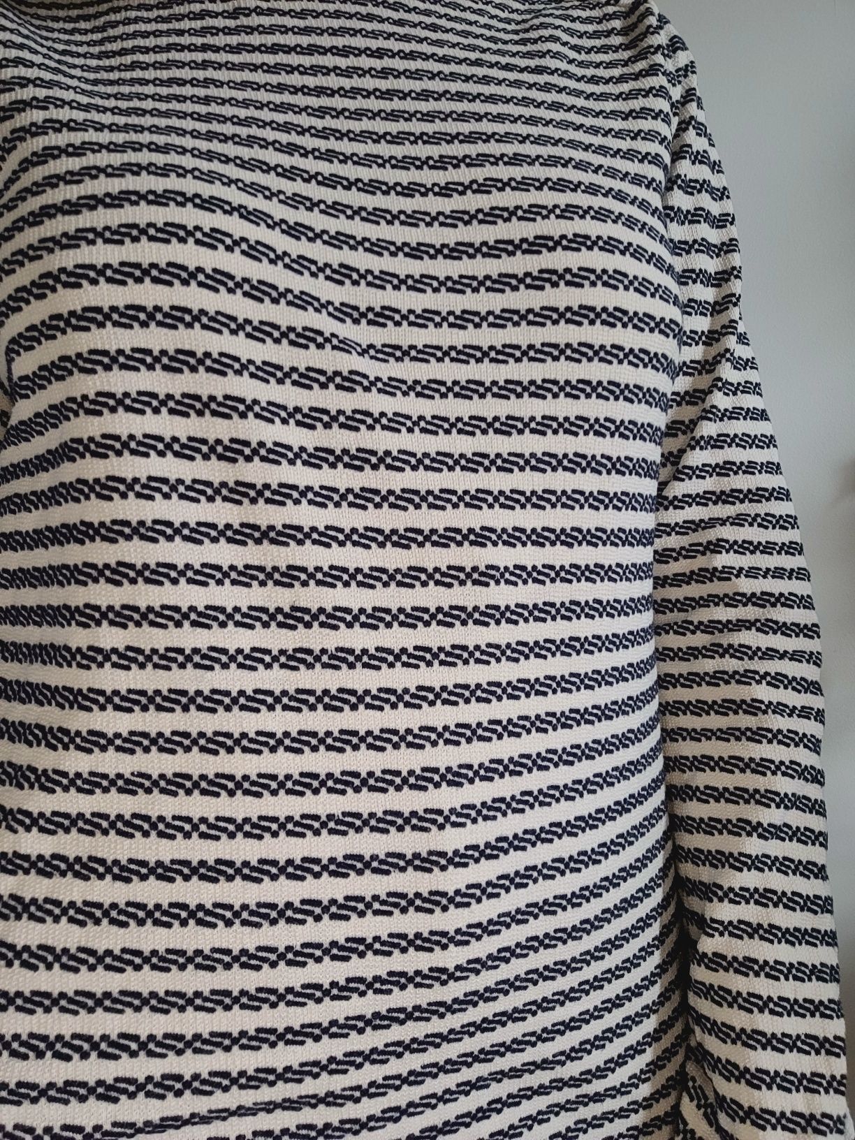 Bawełniana bluza w paski crewneck 100% bawełna Homebound