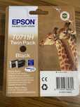 Oryginalny Tusz EPSON 2 x T0711H Czarny