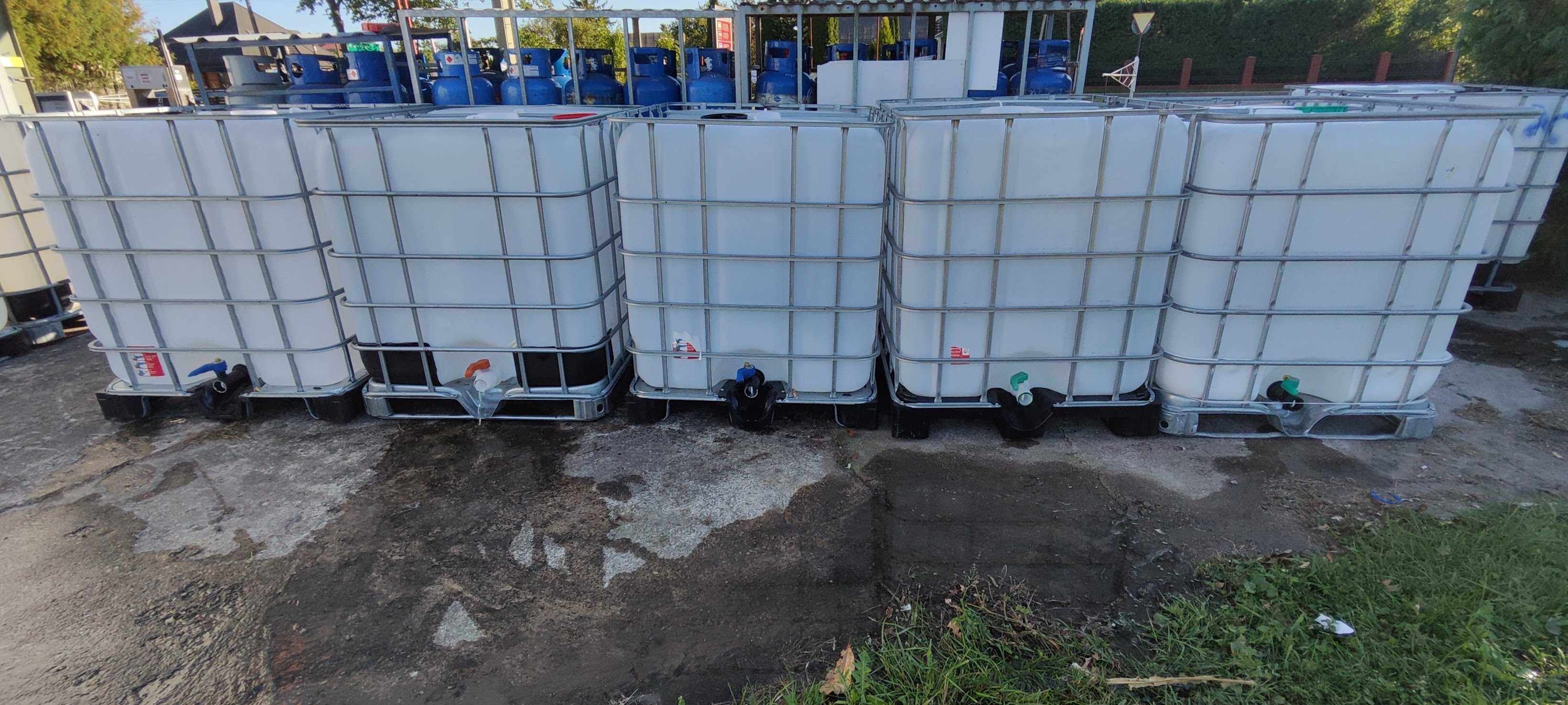 Zbiornik mauzer 1000 litrów DPPL IBC czyste na paliwo wodę RSM Dowóz !